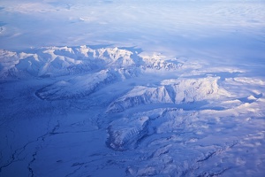 Gletscher aus dem Flugzeug 